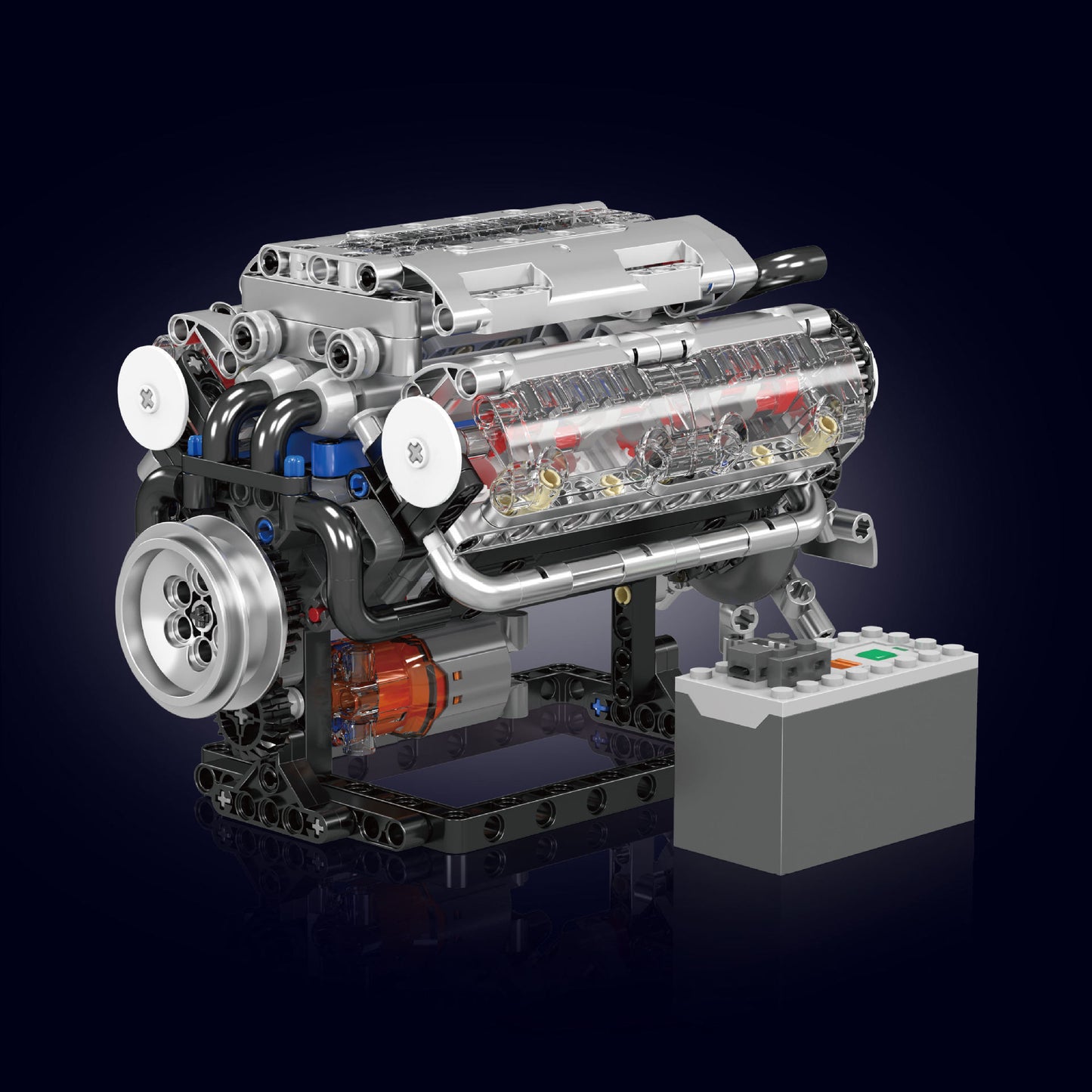 V8 Brick Engine Model